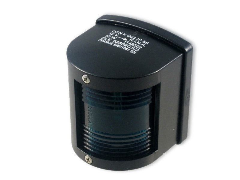Utility starboard lamp LED 112.5° black, navigation lighting, impact-resistant &amp; UV-resistant