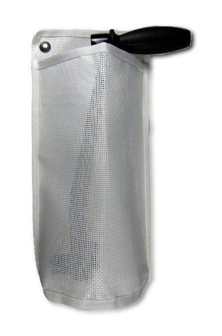 Aufbewahrungstasche Gewebe für Winschkurbel 290 mm, Bootszubehör, inkl. Befestigungsmaterial, weiß 70% Polychlorid