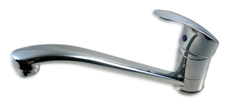 Swivel faucet, chrome-plated brass, mixer tap, ceramic seal USP