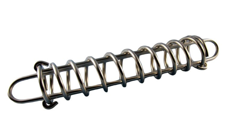 Ruckdämpfer Edelstahl hochglanzpoliert 270 mm, Federdämpfer, langlebig und rostfrei - 270 - 360 mm