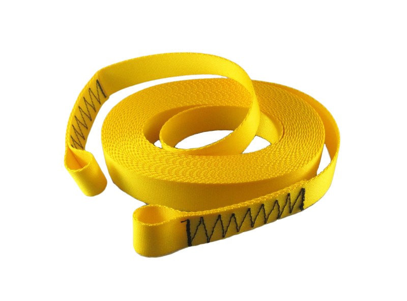 Sicherheits Strecktau 12m, Stretchseil, Polyester 2000Kg Bruchlast Gelb