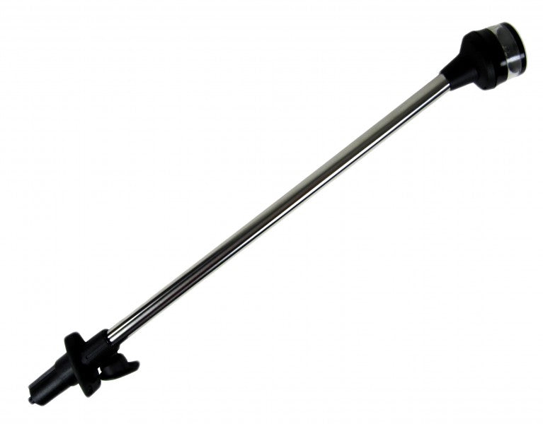 LED-Lichtmast GEMINI Edelstahl Schwarz 60cm 360°