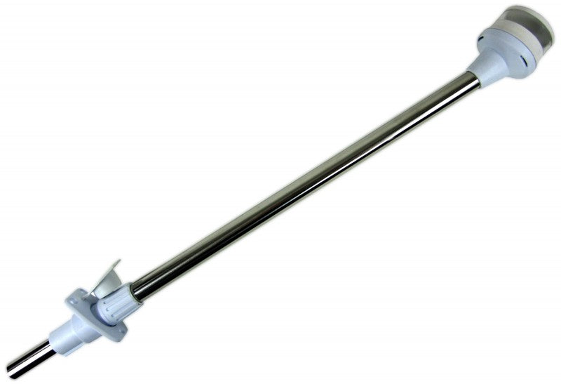 LED light mast stainless steel white 60cm 360°, continuously adjustable, shock-resistant ABS, for deck mounting