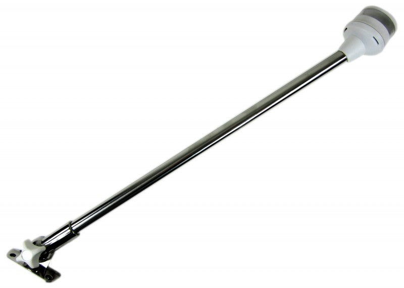 LED-Lichtmast GEMINI Edelstahl Weiß 60cm 360°