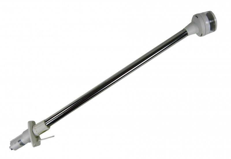LED light mast stainless steel white 100 cm 360° shock-resistant ABS, nautical lamp, RINA-certified