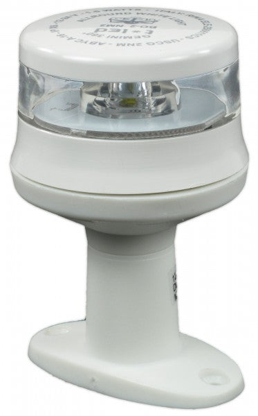 LED-Ankerlaterne GEMINI mit Fuß weißes Gehäuse