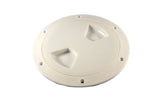 Inspection hatch, access flap 170 x 128 mm cream white, shock-resistant ABS plastic, screw cap with seal