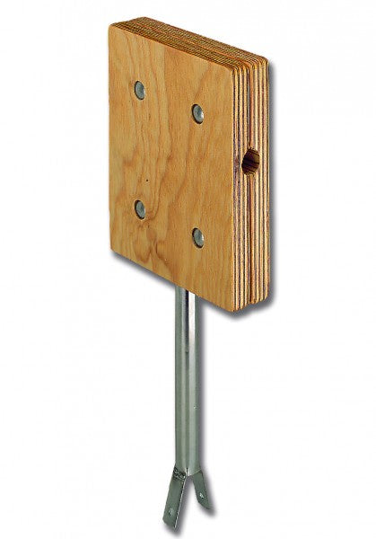 Hilfsmotorhalterung Reling Leichtmetall-Holz, Motorhalterung, für Motoren bis 40 kg, inklusive Edelstahlzubehör