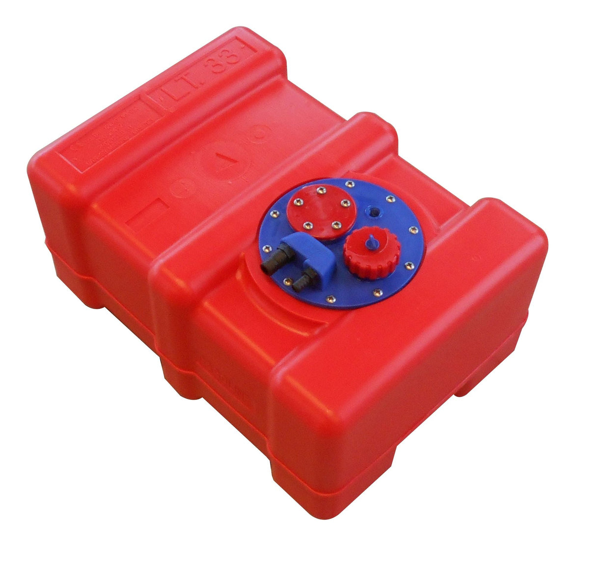 Fuel tank, fixed installation, suitable for petrol and diesel, EN ISO 21487 approved - 33 - 140 liters