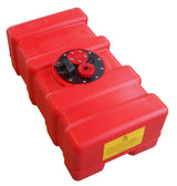 Fuel tank, fixed installation, suitable for petrol and diesel, EN ISO 21487 approved - 33 - 140 liters