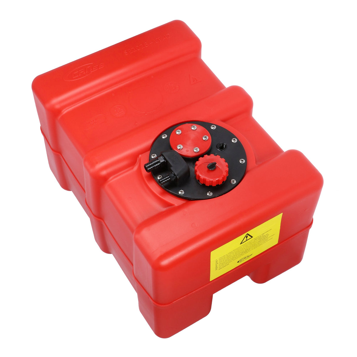 Fuel tank, fixed installation, suitable for petrol and diesel, EN ISO 21487 approved - 33 - 140 liters