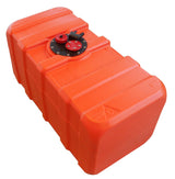 Fuel tank, fixed installation, suitable for petrol and diesel, EN ISO 21487 approved - 33 - 140 liters