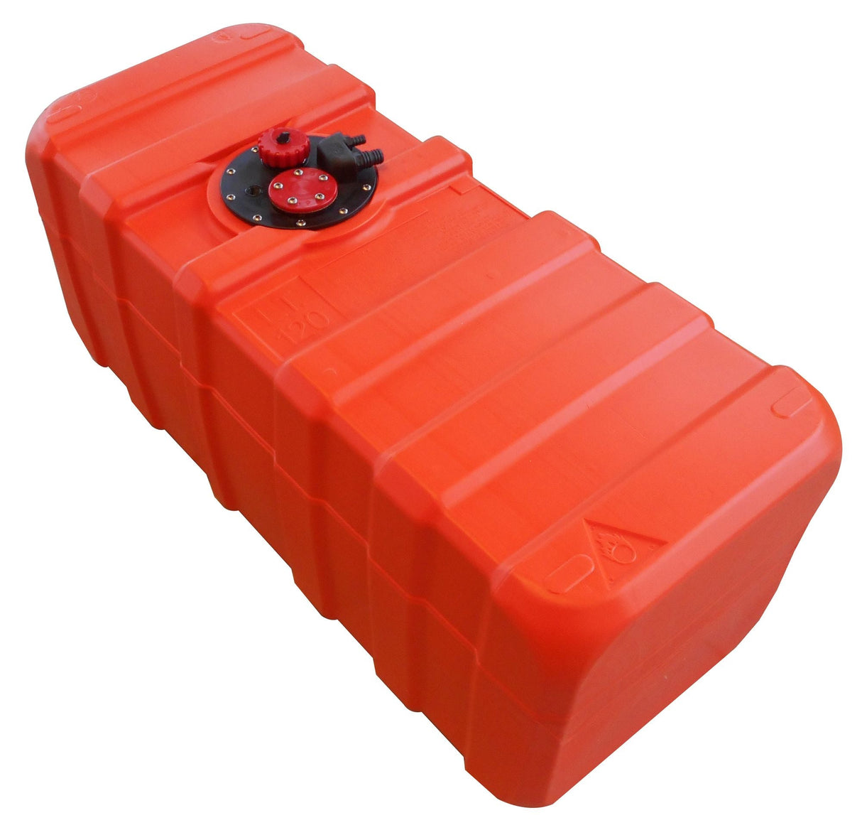 Fuel tank, fixed installation, suitable for petrol and diesel, EN ISO 21487 approved - 33 - 140 liters