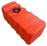Fuel tank, fixed installation, suitable for petrol and diesel, EN ISO 21487 approved - 33 - 140 liters