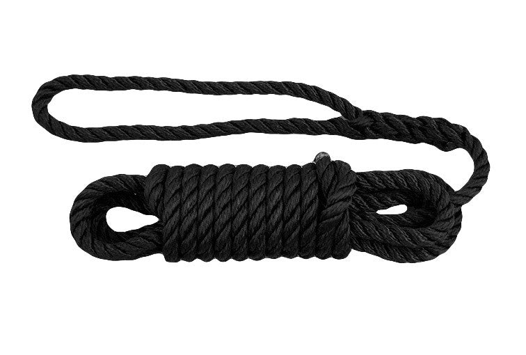 Betelon Festmacherleine Spezial, schwarze Bootstauwerk, 12mm x 10m langlebig und abriebfest