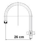 Badeleiter Gamma Aluminium 2 Stufen