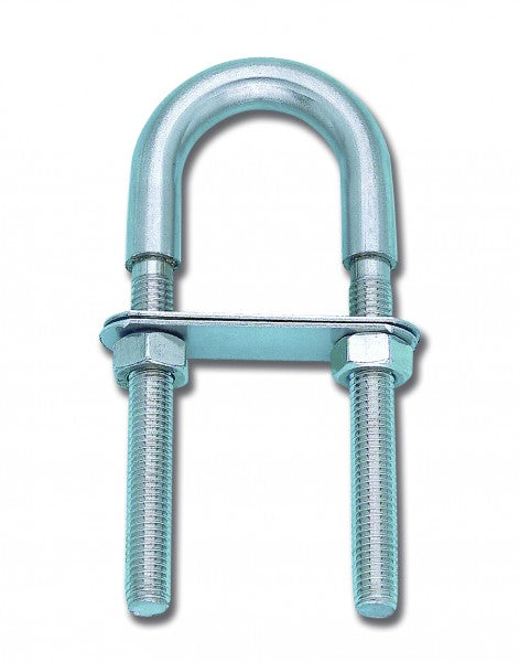 Rüsteisen Edelstahl 14 mm hochglanzpoliert, Gewindeeisen, mit rücklaufendem Setzbord