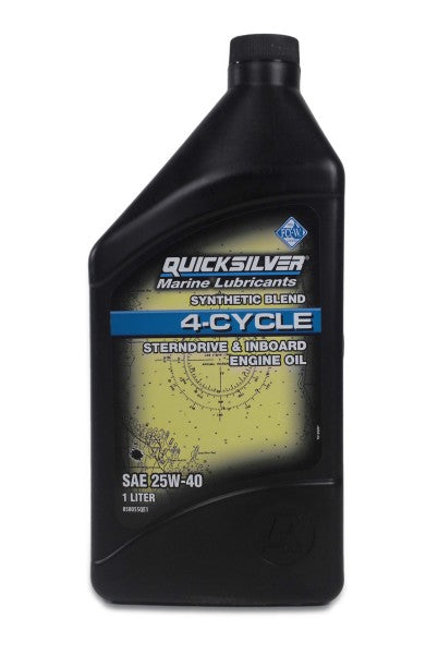 Quicksilver teilsynthetisches Viertaktöl für Innenbordmotor 1L