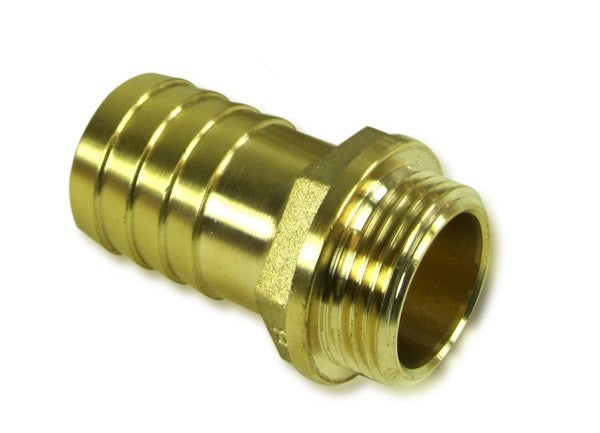 Schlauchanschlussnippel Messing 3/4"