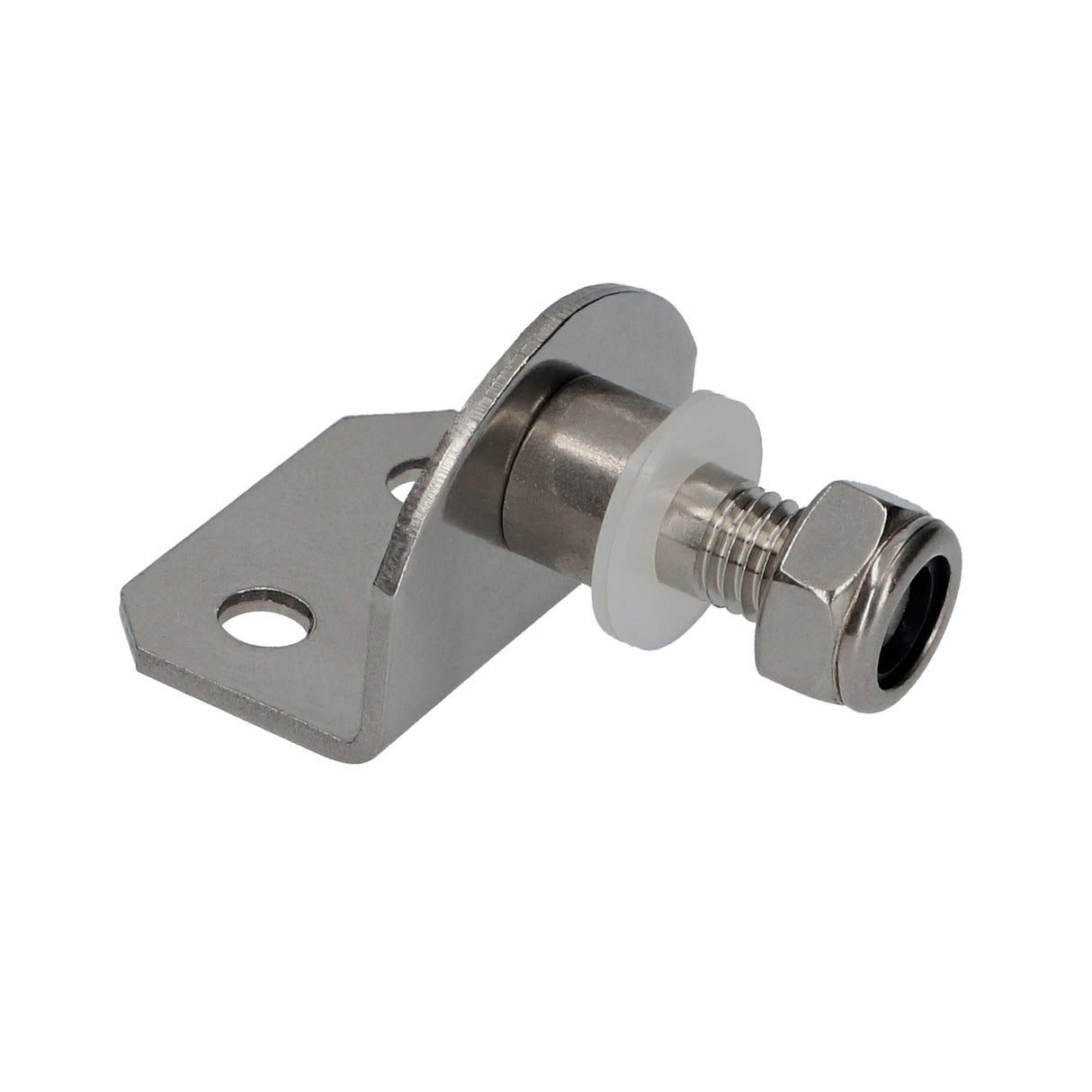 Secuplan mounting plate for gas spring with eyelet