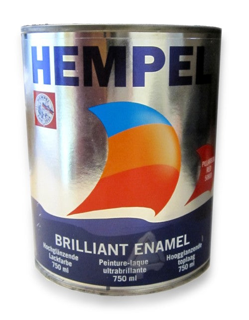 Hempel Brilliant Enamel Pillar Box Red 750ml (B-Ware)