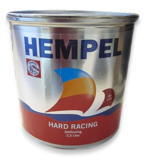 Hempel Antifouling Hard Antifouling highly effective 2.5L red, underwater coating, premium antifouling B-stock