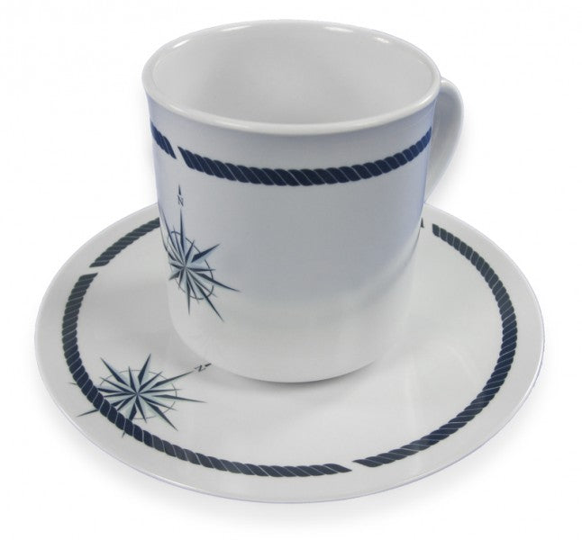 Gr. Kaffeetasse "Ventum" mit Unterteller