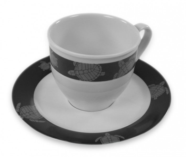 Kaffeetassenset "Tortuga" mit Unterteller