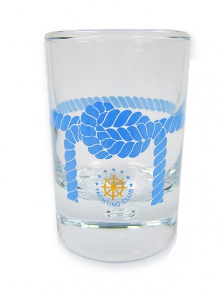 6 Stk. Yachting-Club-Design Schnapsglas 4 cl