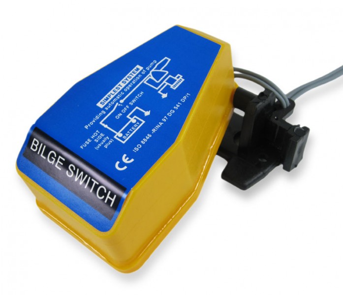 Schwimmerschalter für Bilgepumpe, automatischer Schwimmerschalter, haltbares ABS-Material, 12 Volt, 15 Ampere Belastung