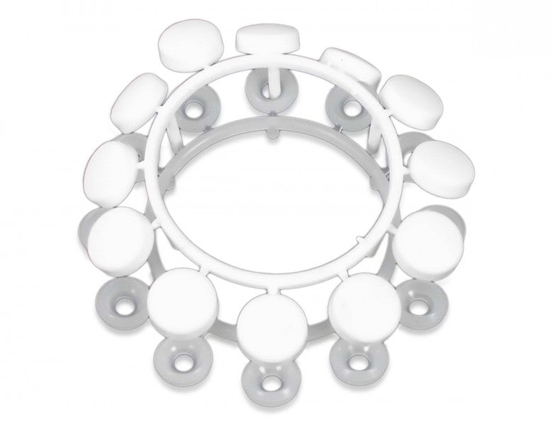 Set 60 Abdeckkappen für Schrauben + Distanzscheiben 4,5 mm