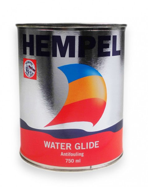 Hempel Antifouling Water Glide 0.75L Blue, thin-film, fast-drying paint for racing boats