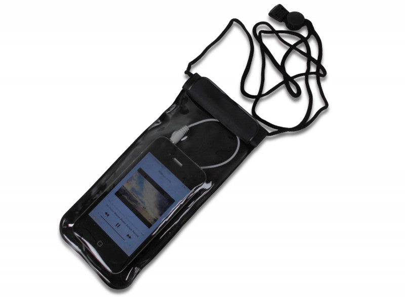 Wasserdichte Tasche für iPhone mit Kabel: Aufbewahrungstasche wasserabweisend, Schutz Hülle, integriertes Audio Anschlusskabel