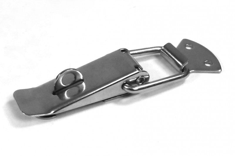 Lever lock stainless steel 76mm x 40mm lockable, locking mechanism, robust and lockable