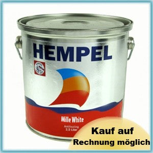 Hempel Antifouling Selbsterodierendes Copolymer 2,5L Weiß, Schutzanstrich für Boote, B-Ware