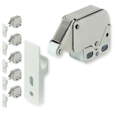 Set 5 x Federschnäpper Mini-Latch Druckverschluß
