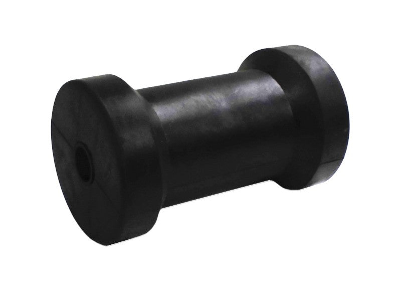 Kielrolle 125mm Gummi Schwarz