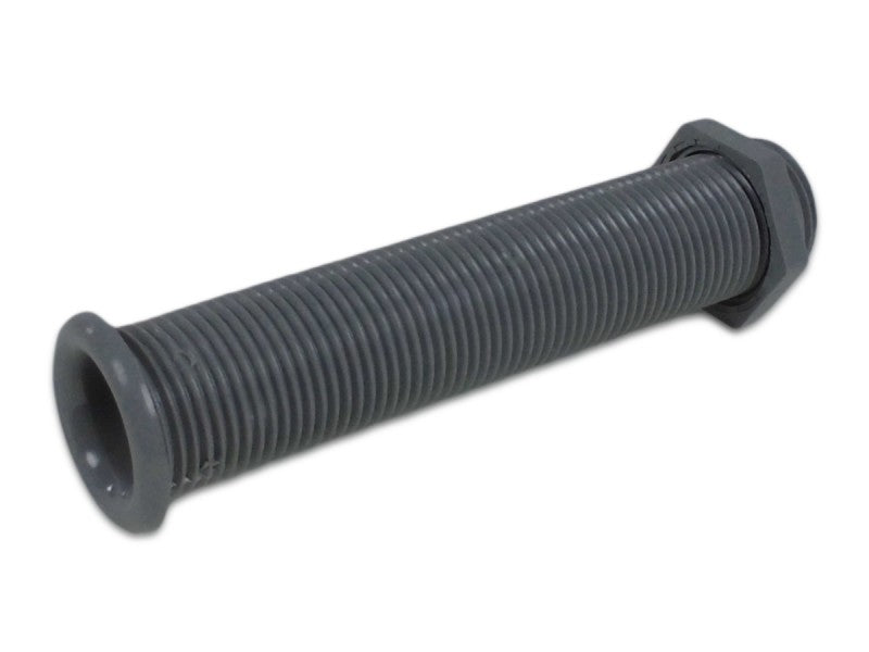 Drain opening plastic Ø 22.7mm length 155mm grey, drain valve, robust and durable