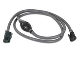 3m Kraftstoff-Schlauch mit Pumpball und Mercury/Mariner Anschlüssen beidseitig