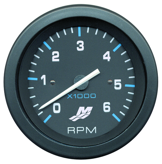 Mercury Drezahlmesser Flagship Black 6000 rpm