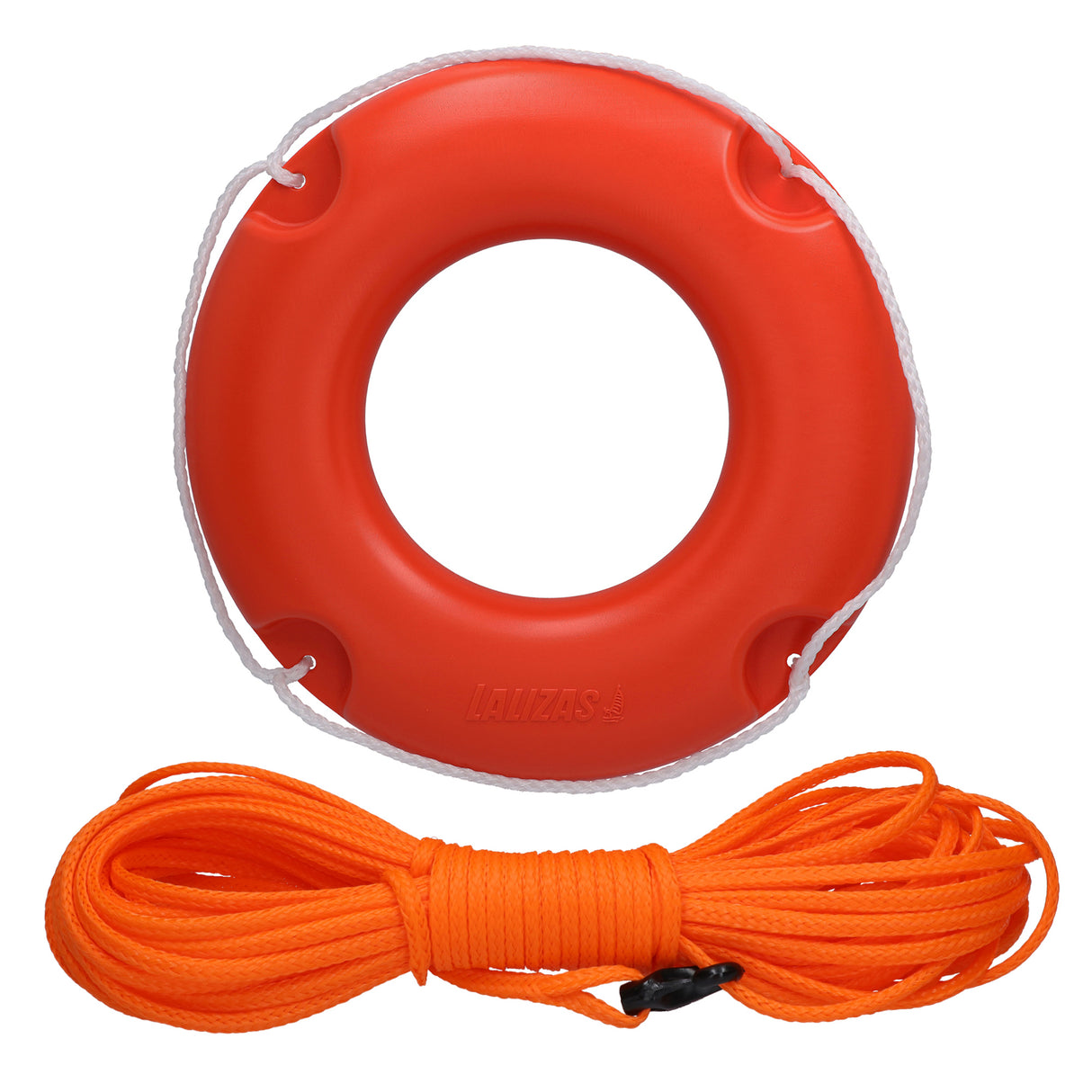 Kleiner Rettungsring No 45 Orange mit Sicherungsleine 30m
