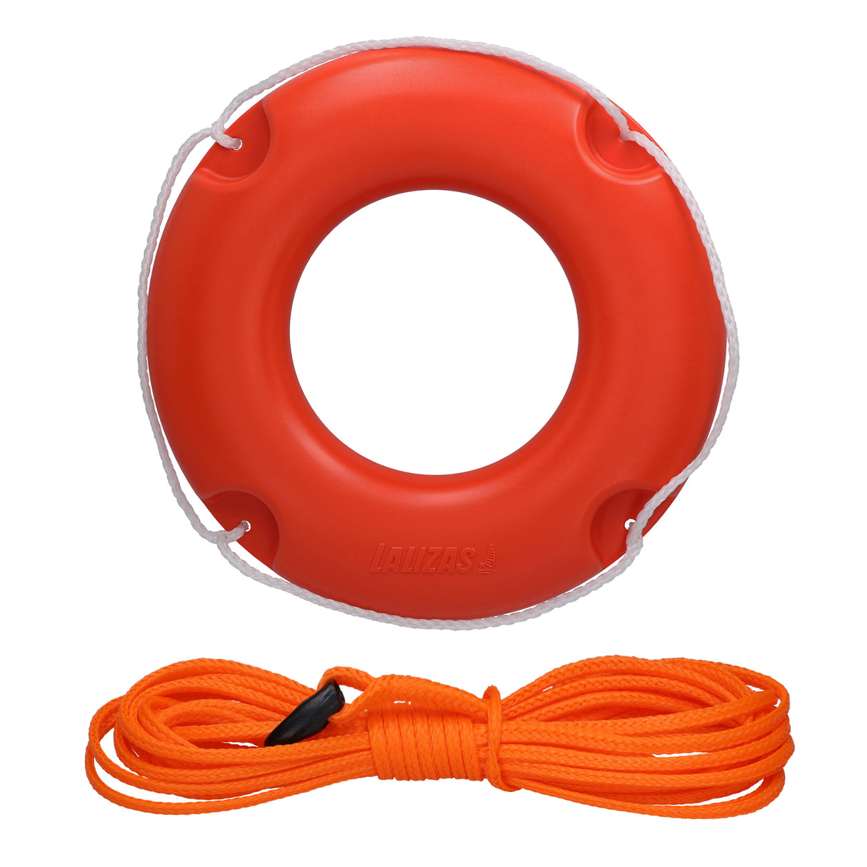 Kleiner Rettungsring No 45 Orange mit Sicherungsleine 15m