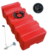 Fuel tank 42 L with universal fuel sender and fuel gauge, petrol &amp; diesel, high-quality workmanship - "Gauge-Line" black -