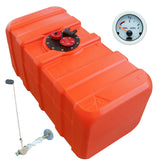Kraftstofftank 43 L mit Universaltankgeber und Tankanzeige - "Gauge-Line" weiß - für Benzin & Diesel - 33 - 140 Liter