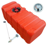 Kraftstofftank 43 L mit Universaltankgeber und Tankanzeige - "Gauge-Line" weiß - für Benzin & Diesel - 33 - 140 Liter