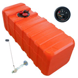 Kraftstofftank 42 L mit Universaltankgeber und Tankanzeige, Benzin & Diesel, qualitativ hochwertige Verarbeitung - "Gauge-Line" schwarz -