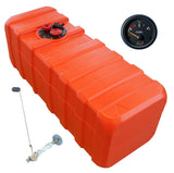 Fuel tank 42 L with universal fuel sender and fuel gauge, petrol &amp; diesel, high-quality workmanship - "Gauge-Line" black -