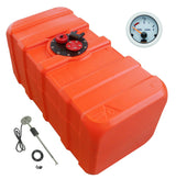 Fuel tank orange level indicator (Gauge-Line, immersion tube sensor) made of HDPE for petrol and diesel - 84 - 140 liters