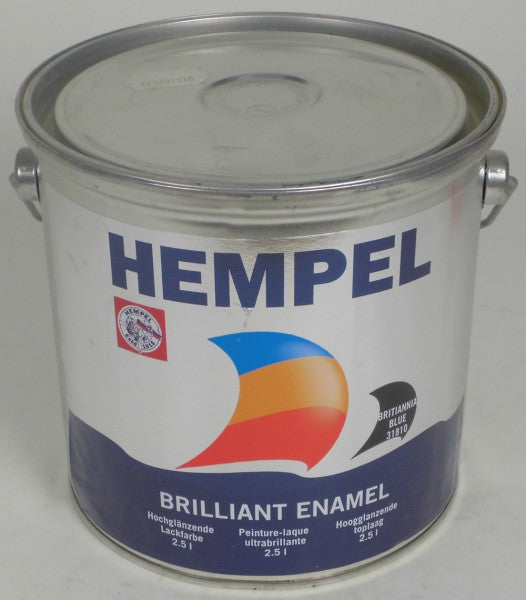 Hempel Brilliant Enamel 31810 britiannia blue 2,5L (B-Ware)