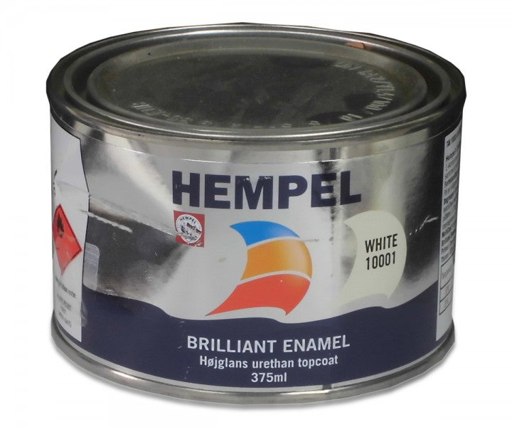 Hempel Lack Brilliant Enamel white 375ml, Bootslack hochglänzend, B-Ware